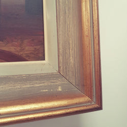 French Romantic Scene Oil On Canvas | Antique & Vintage | Moonee Ponds Antiques | Australia Wide Delivery