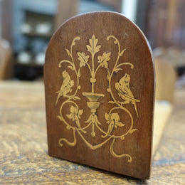 Inlaid Walnut Bookshelf
