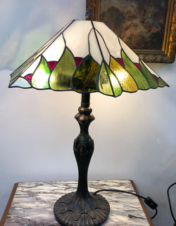 Large decorative Tiffany style lamp | Antique & Vintage | Moonee Ponds Antiques | Australia Wide Delivery