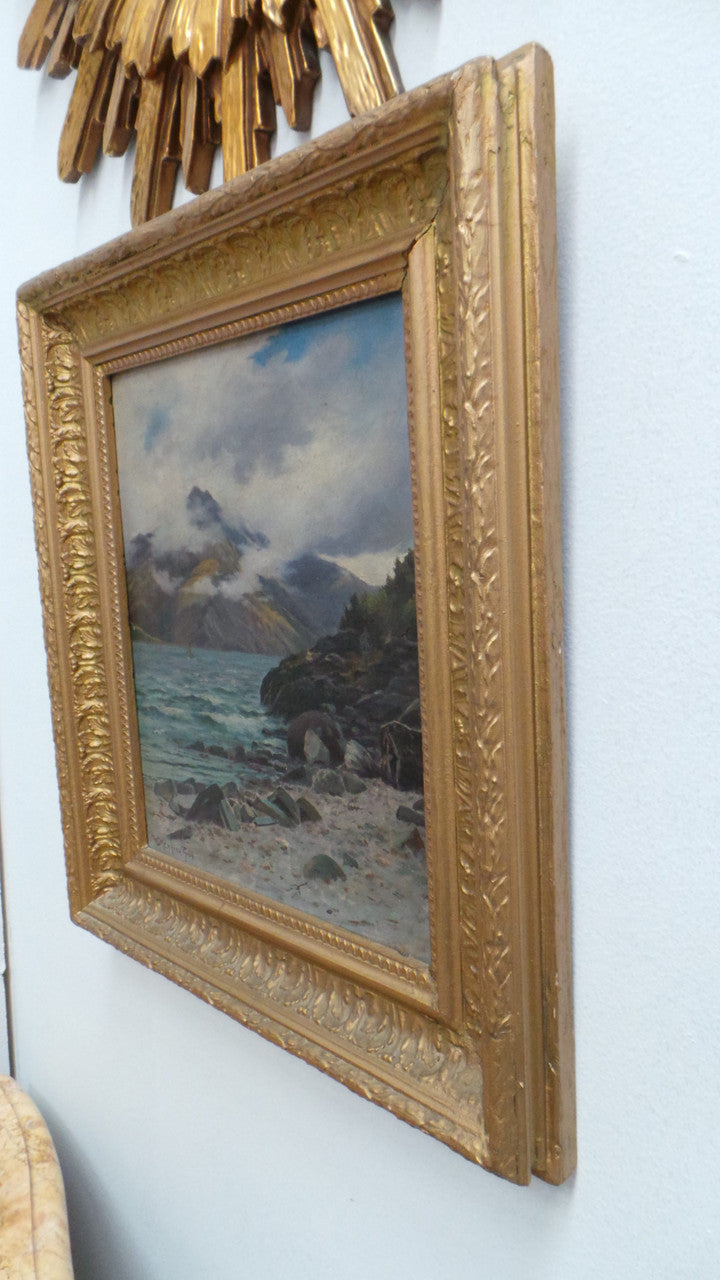Beautiful Framed Oil On Board Landscape | Antique & Vintage | Moonee Ponds Antiques | Australia Wide Delivery