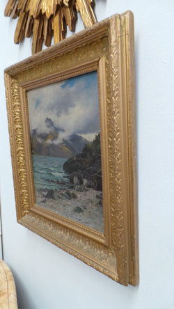 Beautiful Framed Oil On Board Landscape | Antique & Vintage | Moonee Ponds Antiques | Australia Wide Delivery