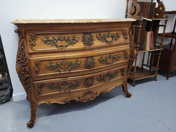 Impressive Louis XV Style Three Drawer Walnut Commode | Antique & Vintage | Moonee Ponds Antiques | Australia Wide Delivery