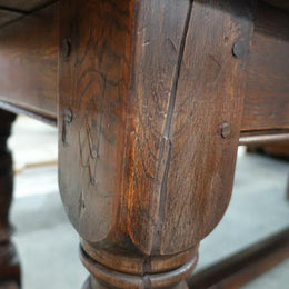 2.4 Meter French Oak Farmhouse Dining Table