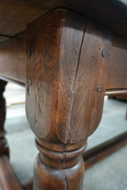 2.4 Meter French Oak Farmhouse Dining Table | Antique & Vintage | Moonee Ponds Antiques | Australia Wide Delivery