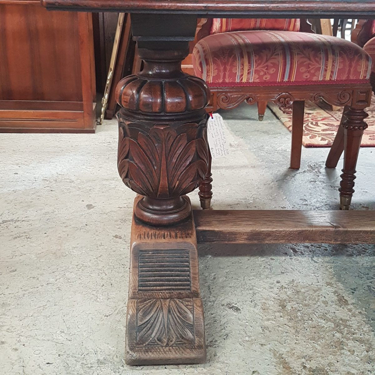 French Tudor Style Dining Table