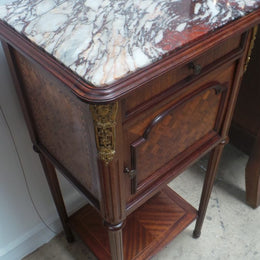 French Louis XVI Style Single Bedside Cabinet