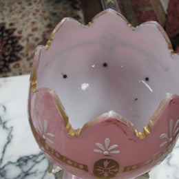 Victorian Milk Glass Lustre