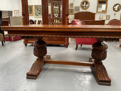 French Oak Renaissance Style Extension Table | Antique & Vintage | Moonee Ponds Antiques | Australia Wide Delivery