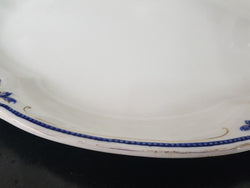 Large Victorian Blue & White Meat Dish | Antique & Vintage | Moonee Ponds Antiques | Australia Wide Delivery