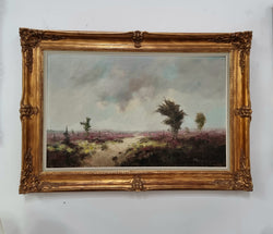 Fabulous Country Landscape Oil on Canvas In Gilt Frame | Antique & Vintage | Moonee Ponds Antiques | Australia Wide Delivery