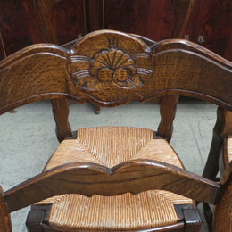Set of Six French Ladder Back Chairs-2