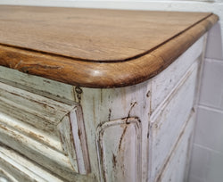 19th Century French Painted Three Door Oak Buffet | Antique & Vintage | Moonee Ponds Antiques | Australia Wide Delivery