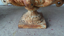Pair of Antique French Cast Iron Urns | Antique & Vintage | Moonee Ponds Antiques | Australia Wide Delivery