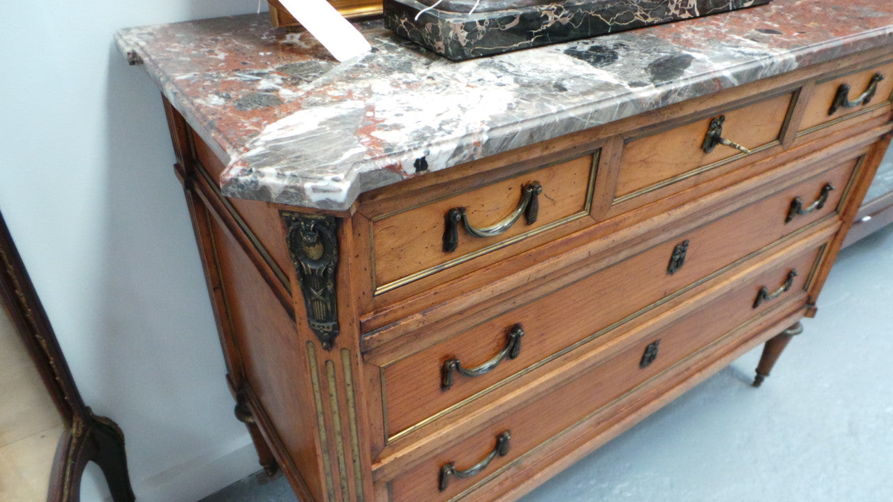A Fabulous Continental 19th Century Walnut Three Drawer Commode | Antique & Vintage | Moonee Ponds Antiques | Australia Wide Delivery