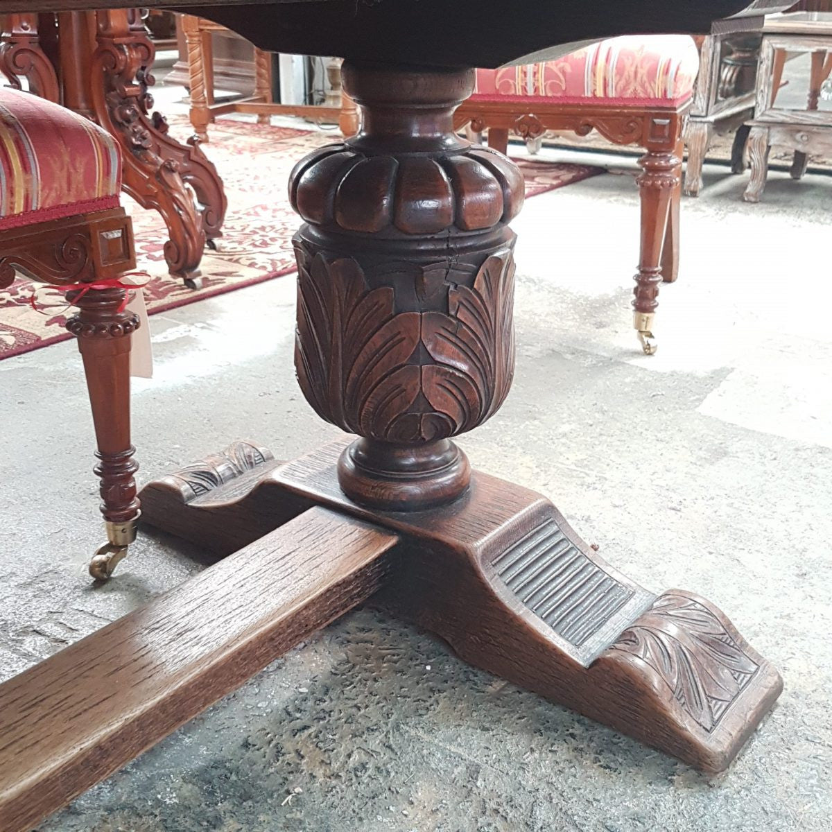 French Tudor Style Dining Table