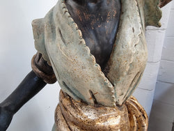 French 19th Century Blackamoor Lamp Of Grand Proportions | Antique & Vintage | Moonee Ponds Antiques | Australia Wide Delivery