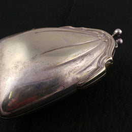 Antique Edwardian Silver Plated Coin Purse