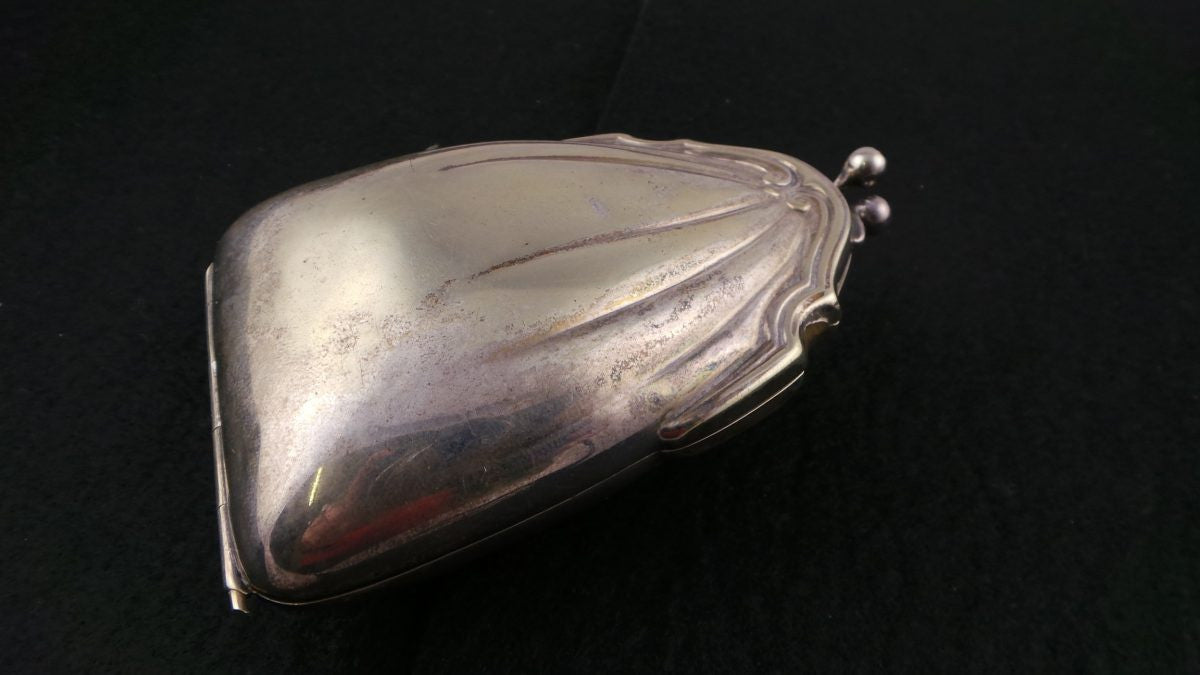 Antique Edwardian Silver Plated Coin Purse | Antique & Vintage | Moonee Ponds Antiques | Australia Wide Delivery