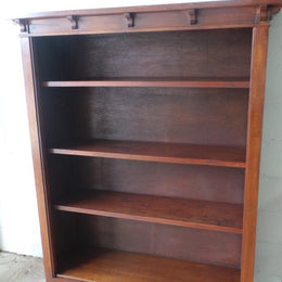 Fabulous Arts and Crafts Blackwood Open Bookcase