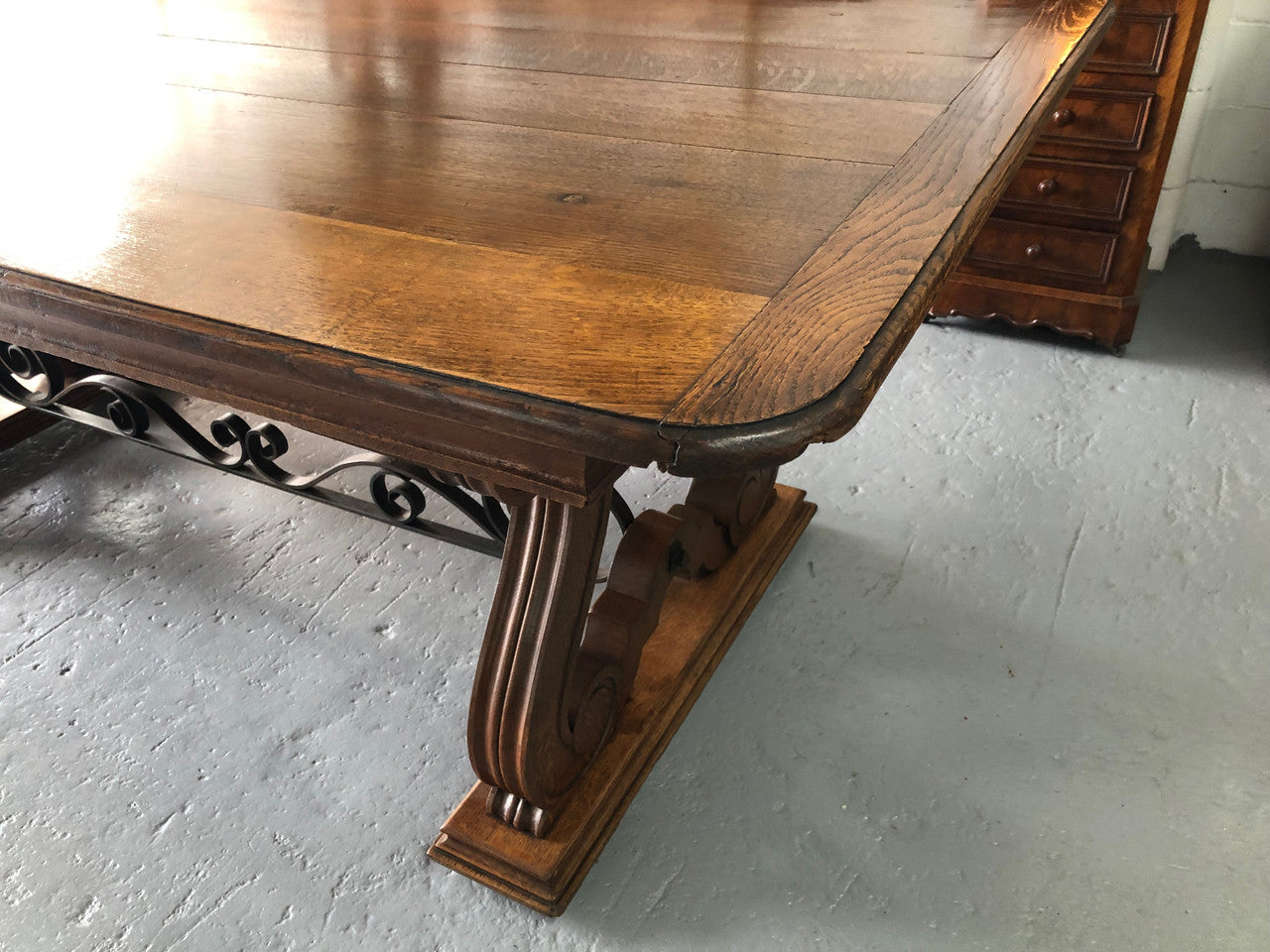 A Very Wide French Spanish Style Dining Table | Antique & Vintage | Moonee Ponds Antiques | Australia Wide Delivery