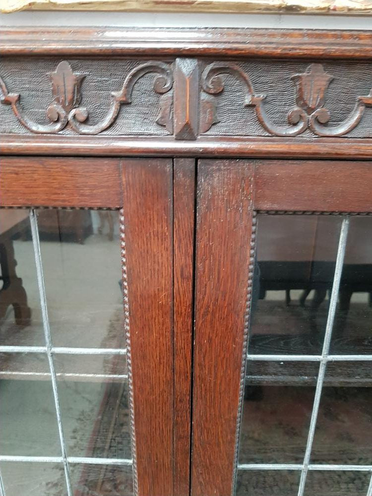 Australian Tudor Led Light Bookcase | Antique & Vintage | Moonee Ponds Antiques | Australia Wide Delivery