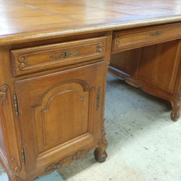 French Oak Partners Desk-1
