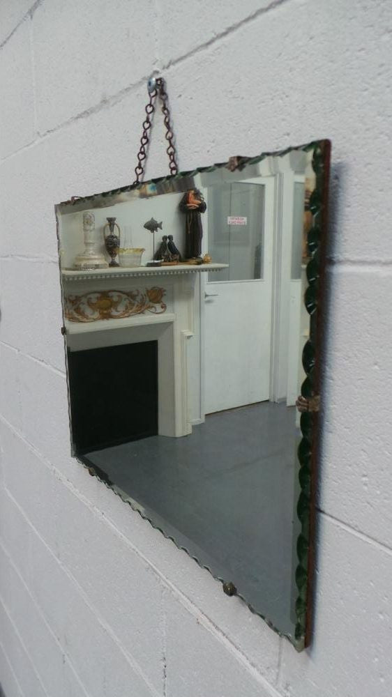 Art Deco Bevelled Wall Mirror | Antique & Vintage | Moonee Ponds Antiques | Australia Wide Delivery