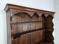 Rustic French Oak Three Shelf & Two Drawer Kitchen Dresser | Antique & Vintage | Moonee Ponds Antiques | Australia Wide Delivery