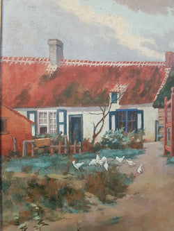 Framed French Oil Painting | Antique & Vintage | Moonee Ponds Antiques | Australia Wide Delivery