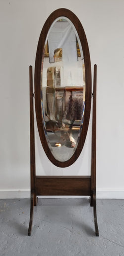 Lovely Queensland Maple Cheval Mirror | Antique & Vintage | Moonee Ponds Antiques | Australia Wide Delivery