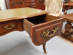 French Cherrywood Bureau Plat | Antique & Vintage | Moonee Ponds Antiques | Australia Wide Delivery