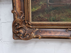 Beautifully Framed French Impressionist Oil on Canvas | Antique & Vintage | Moonee Ponds Antiques | Australia Wide Delivery