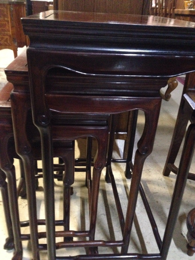 Chinese Rosewood Nest Of Tables | Antique & Vintage | Moonee Ponds Antiques | Australia Wide Delivery