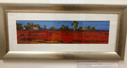 Terrence John Hadler "Wedgetail Over Euston Station" Framed Under Glass | Antique & Vintage | Moonee Ponds Antiques | Australia Wide Delivery
