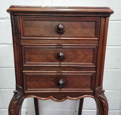 French Rosewood Louis XV Style Single Bedside Cabinet | Antique & Vintage | Moonee Ponds Antiques | Australia Wide Delivery