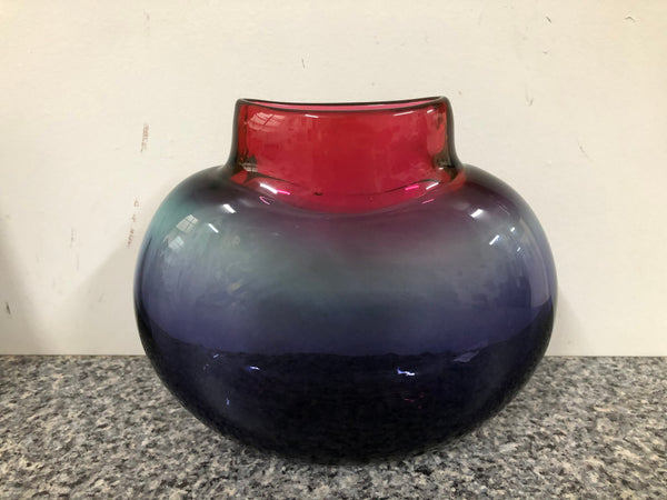 Signed Art Glass Vase