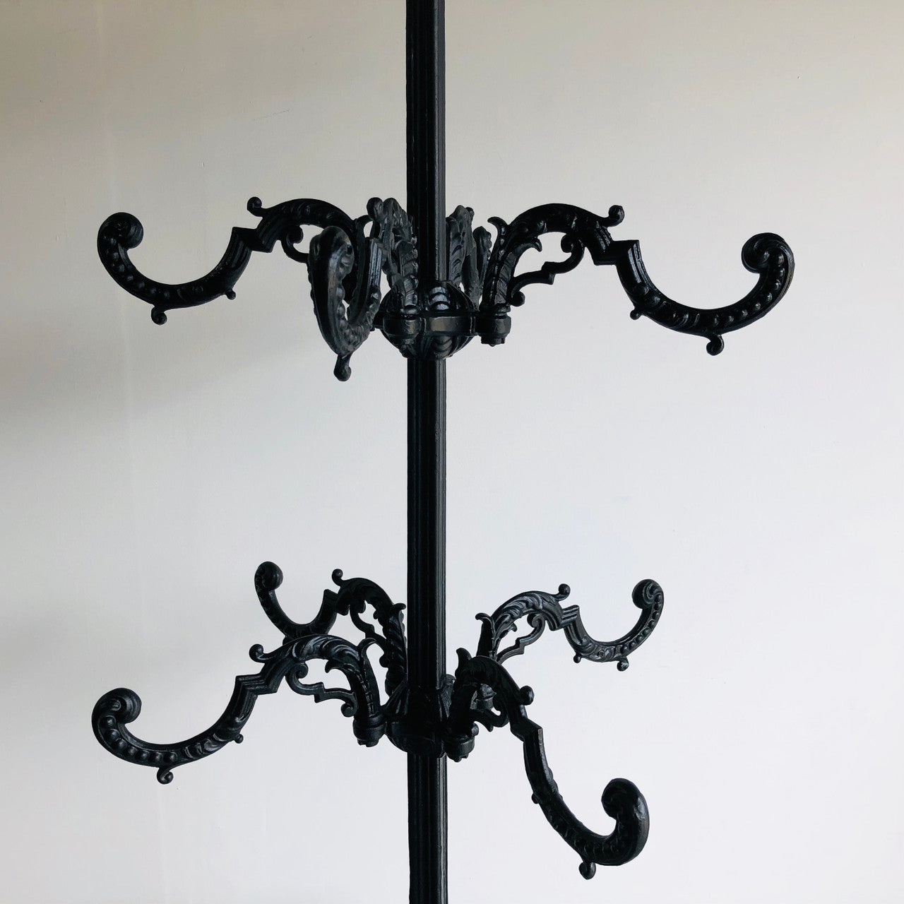 Antique French Cast Iron Coat Stand Painted Black | Antique & Vintage | Moonee Ponds Antiques | Australia Wide Delivery