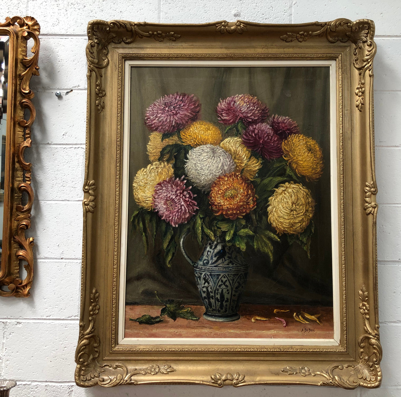 Antique Framed Floral Oil Painting | Antique & Vintage | Moonee Ponds Antiques | Australia Wide Delivery