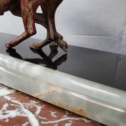 Art Deco French Hounds Sculpture | Antique & Vintage | Moonee Ponds Antiques | Australia Wide Delivery