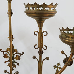 Antique Church Candle Holder