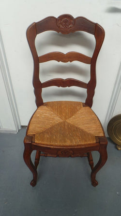 Set of Six French Oak Ladder Back Chairs | Antique & Vintage | Moonee Ponds Antiques | Australia Wide Delivery