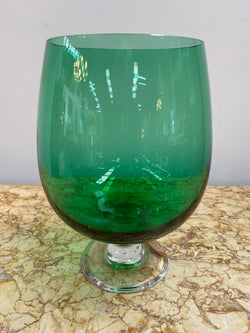 Vintage Swedish Christina Green Glass Vase | Antique & Vintage | Moonee Ponds Antiques | Australia Wide Delivery