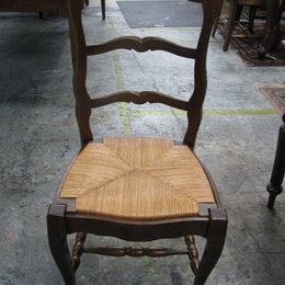 Set Of Six French Oak Chairs