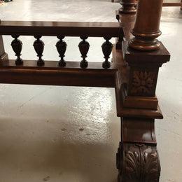 19th Century French Walnut Henry II Style Desk