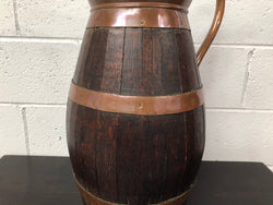 French Oak Coopered With Copper Large Jug | Antique & Vintage | Moonee Ponds Antiques | Australia Wide Delivery