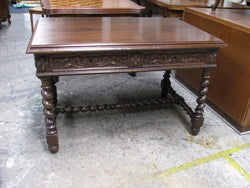 Fabulous French Oak Antique Desk | Antique & Vintage | Moonee Ponds Antiques | Australia Wide Delivery