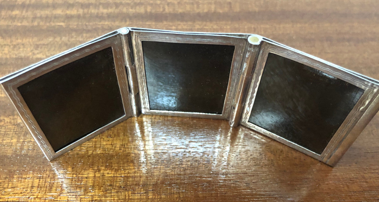 Antique Sterling Silver Folding Picture Frames | Antique & Vintage | Moonee Ponds Antiques | Australia Wide Delivery