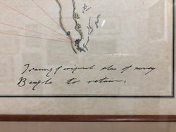 Modern Hand drawn Cartographers Map | Antique & Vintage | Moonee Ponds Antiques | Australia Wide Delivery