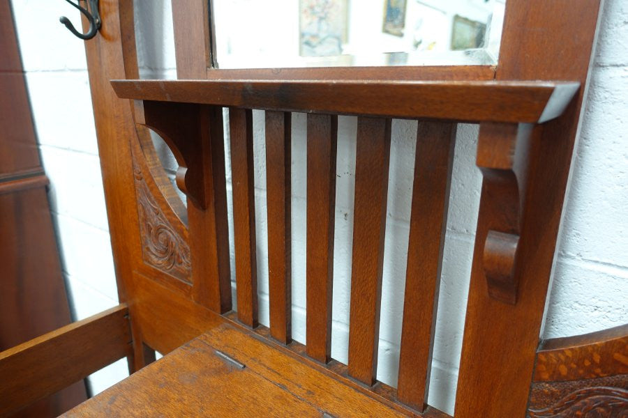 Australian Arts and Crafts Hall Stand | Antique & Vintage | Moonee Ponds Antiques | Australia Wide Delivery