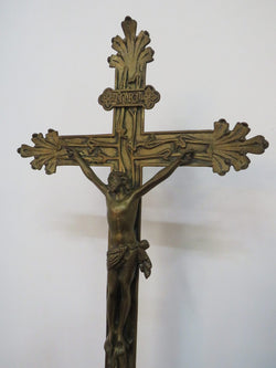 Antique French Bronze Crucifix | Antique & Vintage | Moonee Ponds Antiques | Australia Wide Delivery